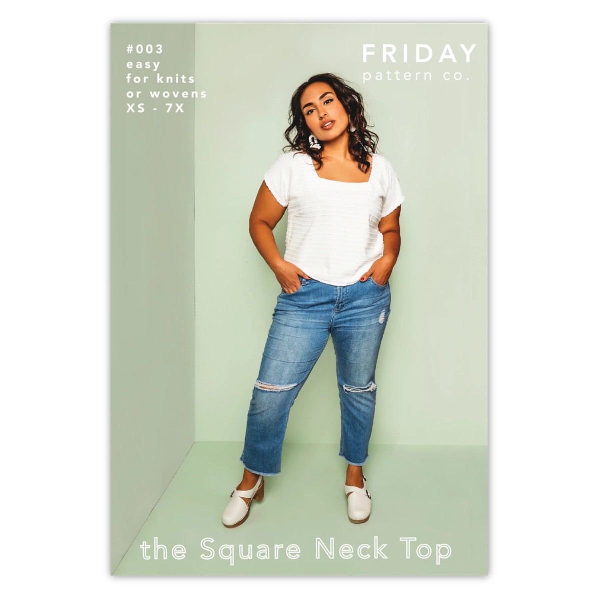 Friday Pattern Co. - The Square Neck Top