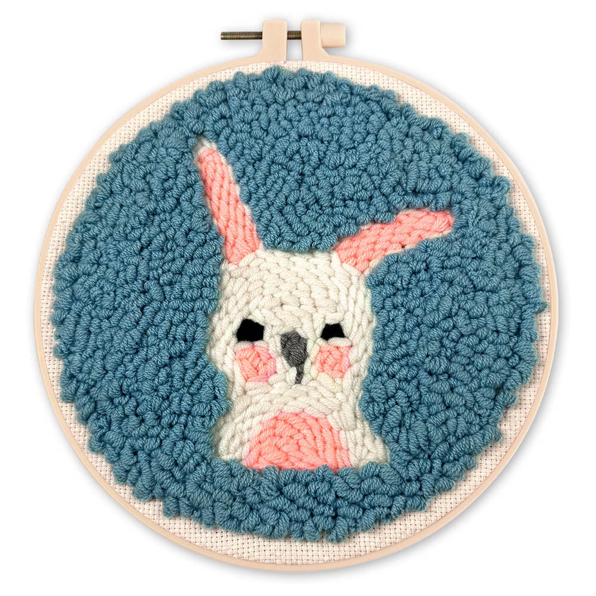 Punch Needle Kit - Tiny Rabbit - 20cm